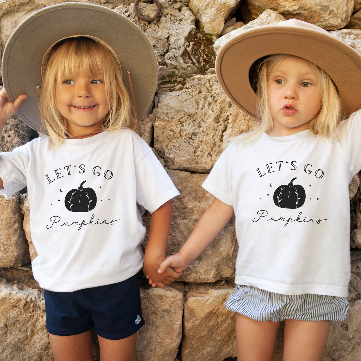 Let's Go Pumpkins - Toddler Short Sleeve Tee - The Small Art Project - Modern Nursery Prints