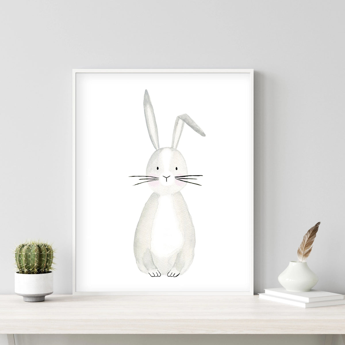 Set of 6 Woodland Animals - Watercolor Nursery Wall Art - The Small Art Project